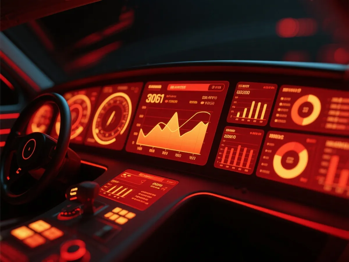 极速赛车走势图与数据分析示意图