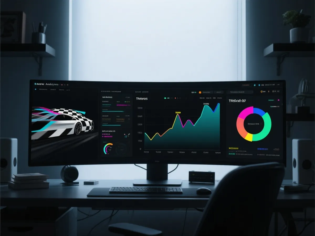 极速赛车数据分析工作台示意图